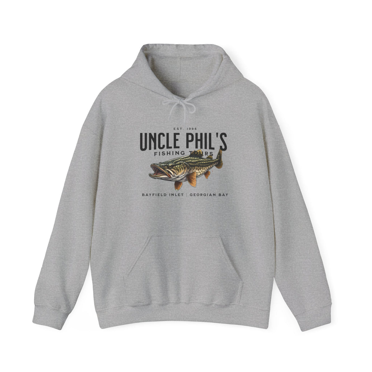 Uncle Phil's Fishing Tours Bayfield Inlet Pike Hoodie