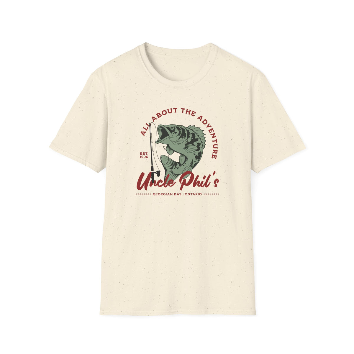 Uncle Phil's Fishing Tours - All About The Adventure T-Shirt