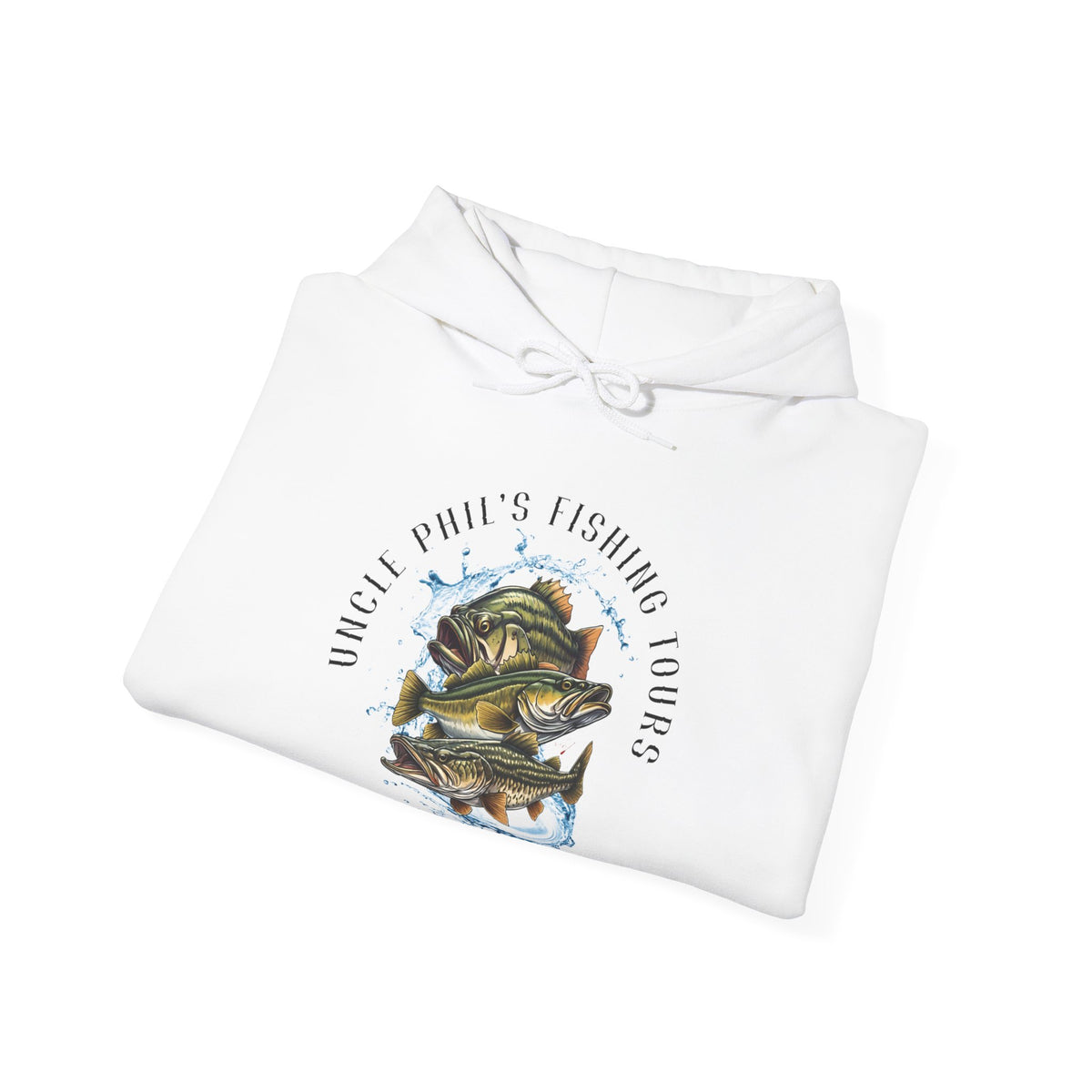 Uncle Phil's Fishing Tours Stacked Fish Hoodie