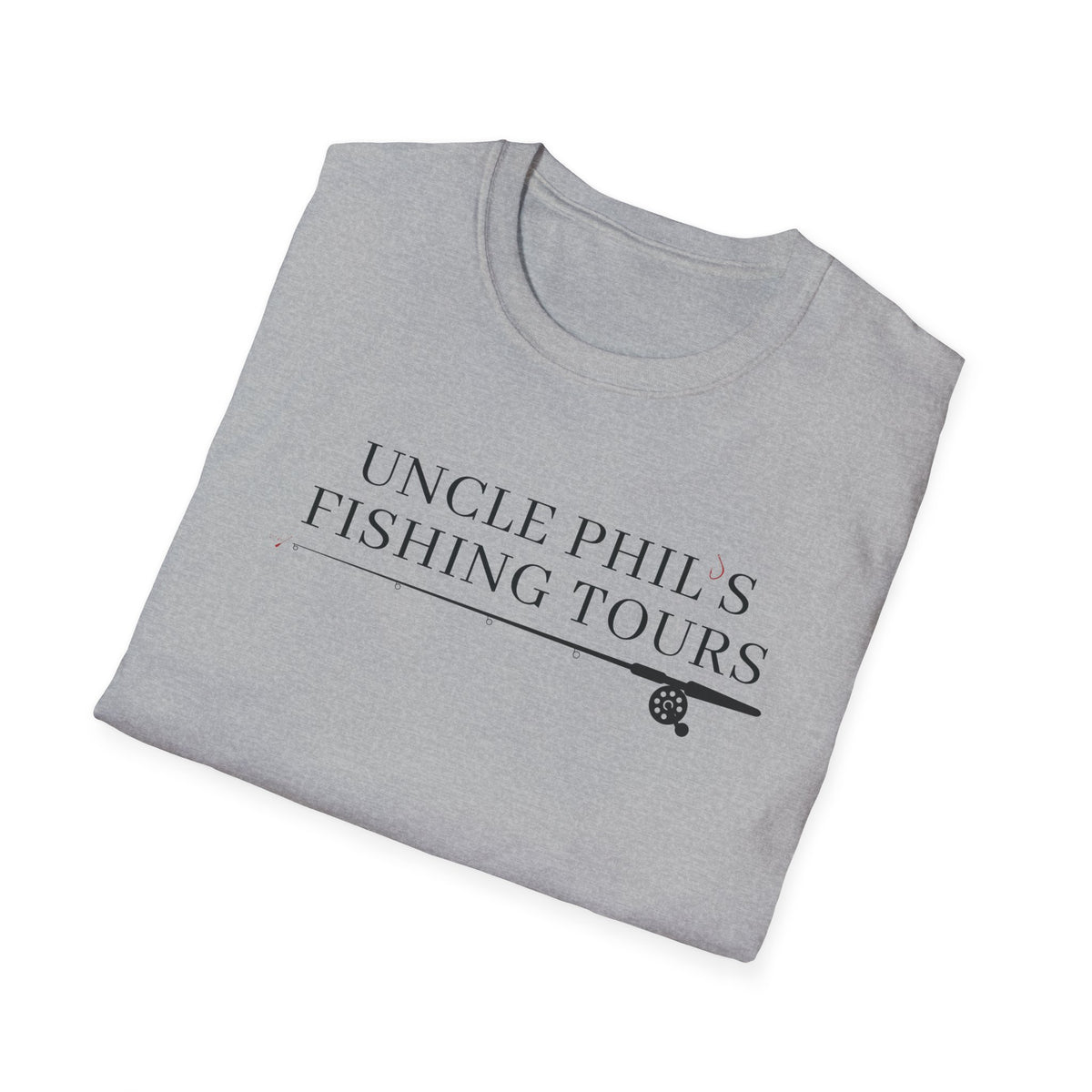 Uncle Phil's Fishing Tours Rod & Reel T-Shirt