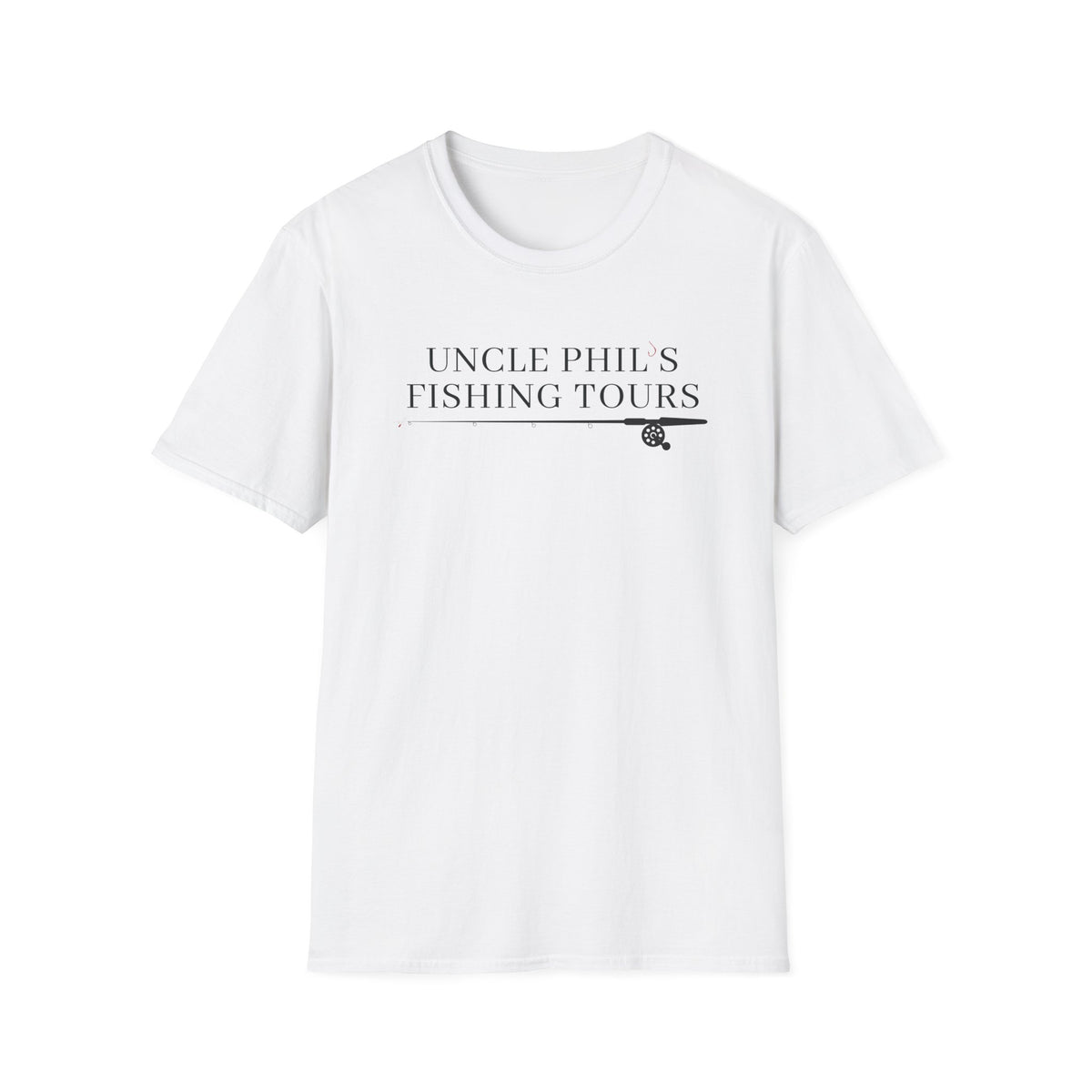 Uncle Phil's Fishing Tours Rod & Reel T-Shirt