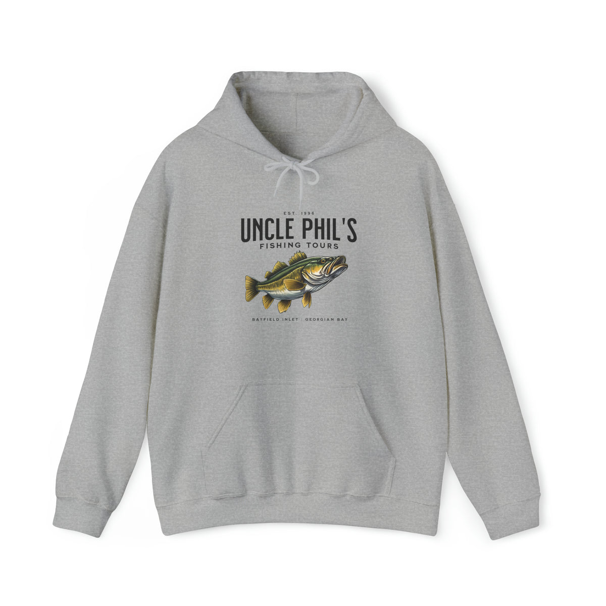 Uncle Phil's Fishing Tours Bayfield Inlet Walleye Hoodie