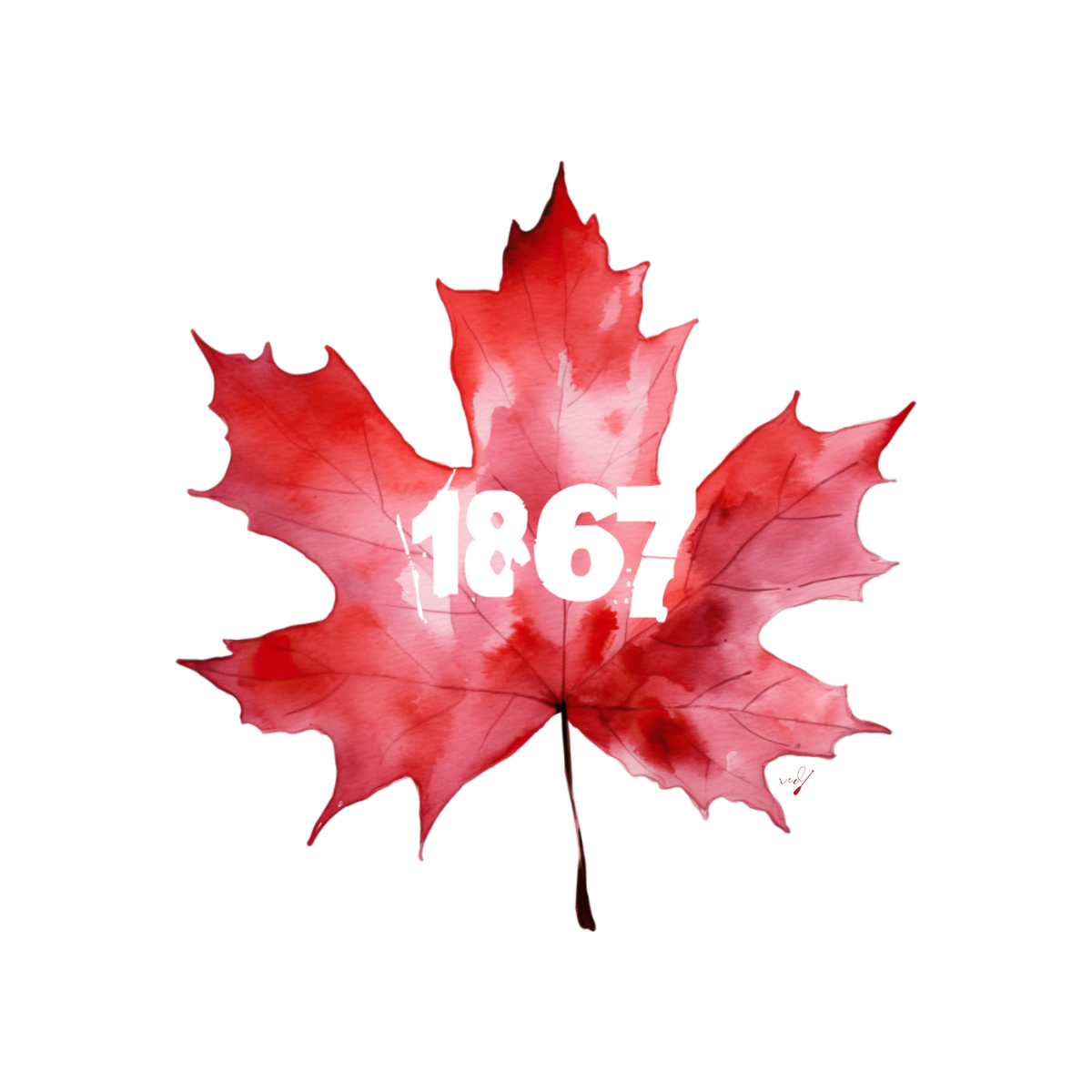 Canada 1867 Maple Leaf Hoodie