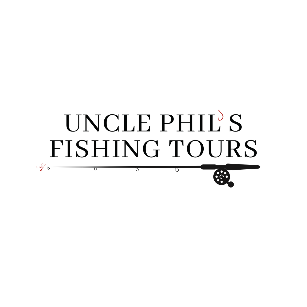 Uncle Phil's Fishing Tours Rod & Reel T-Shirt