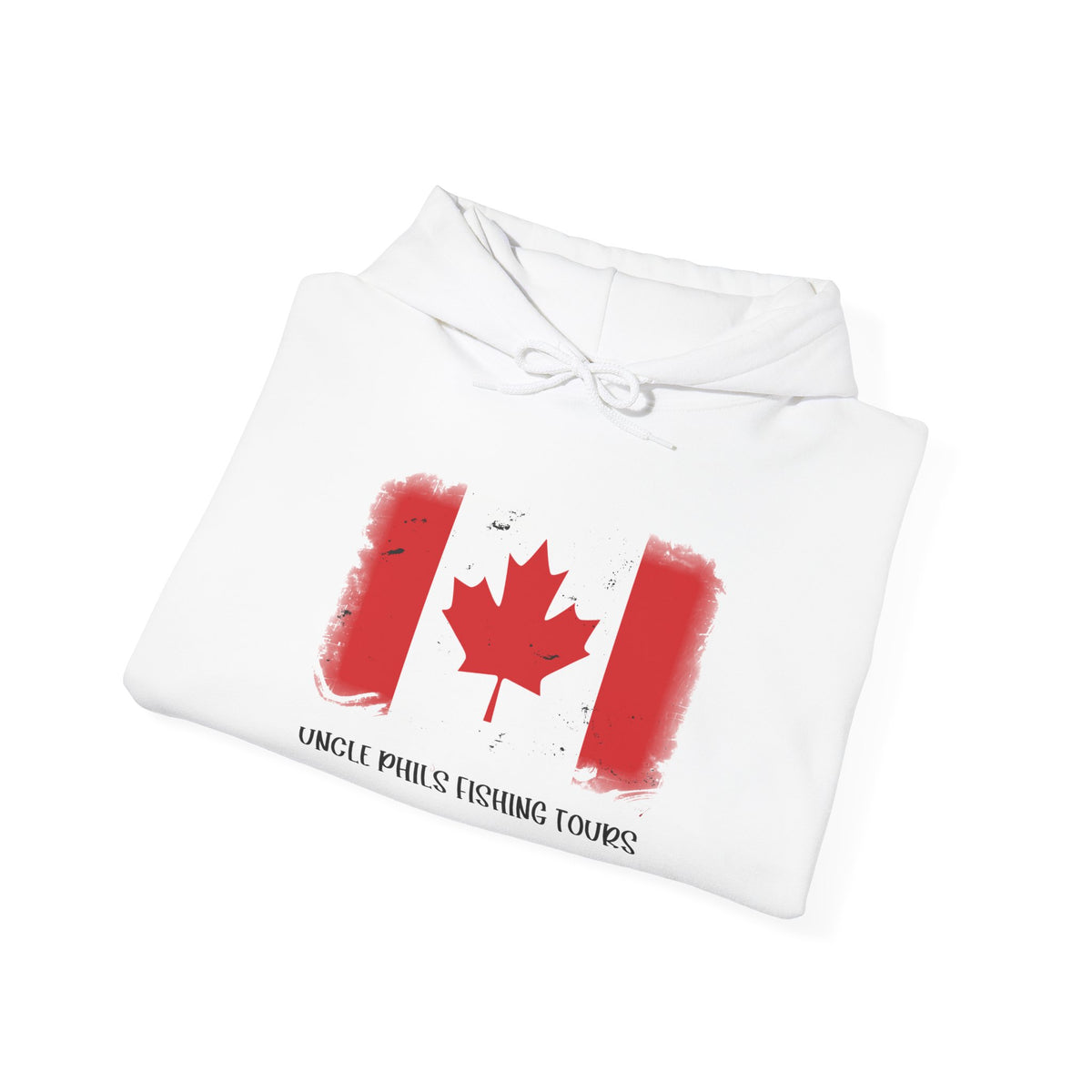 Uncle Phil's Fishing Tours Canada Flag Hoodie