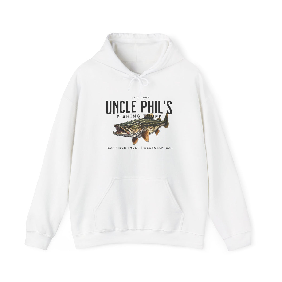 Uncle Phil's Fishing Tours Bayfield Inlet Pike Hoodie