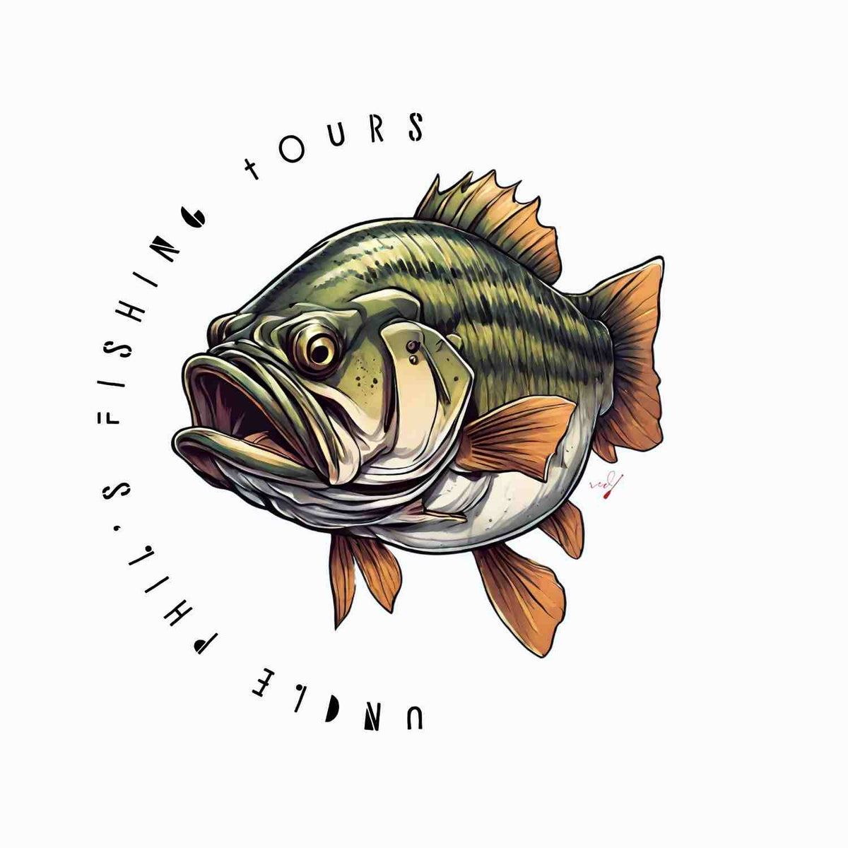 Uncle Phil's Fishing Tours Big Bass Hoodie
