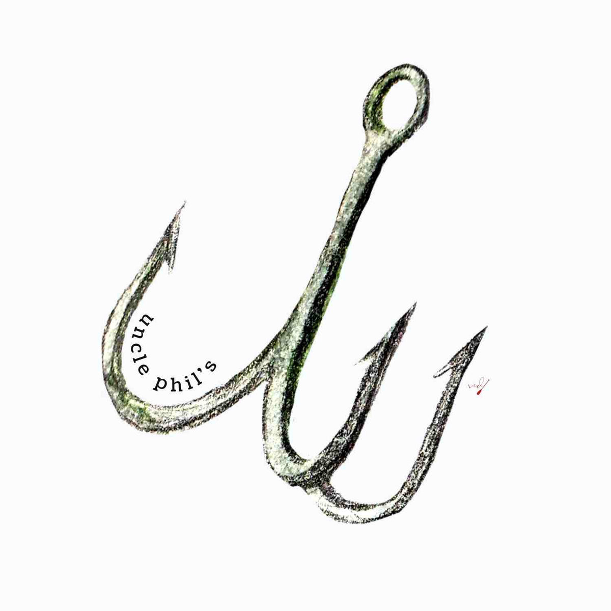 Uncle Phil's Fishing Tours Treble Hook Hoodie