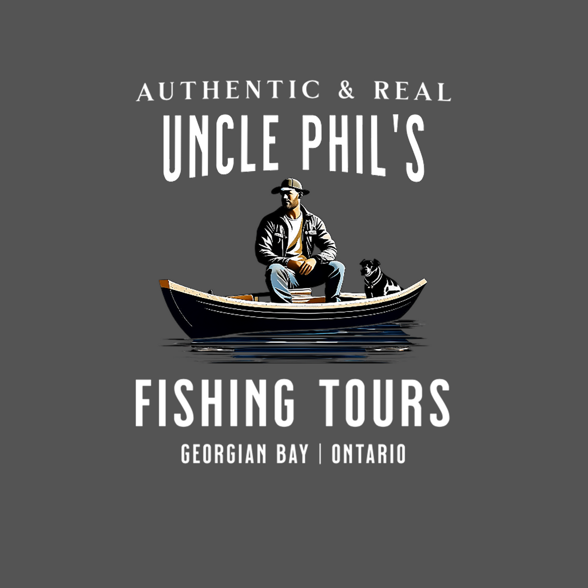 Uncle Phil's Fishing Tours Authentic & Real Hoodie